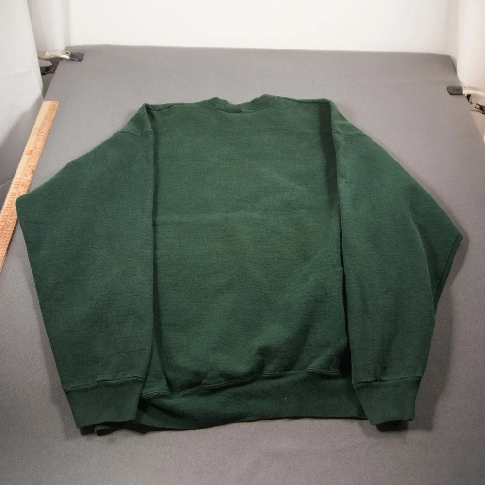 Vintage USA Black Green Munsingwear Super Cotton Crewneck Men Sweatshirt XXL